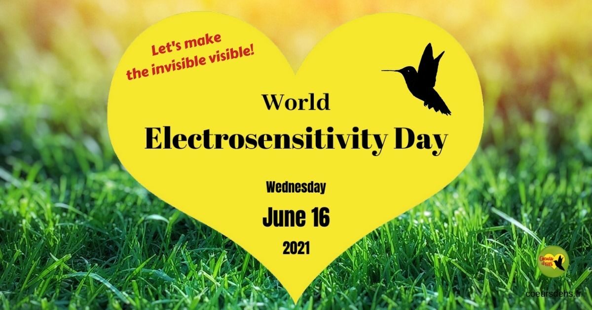 June 16 2021 4th World Electrosensitivity Day Cœurs D Ehs June 16 2021 4th World Electrosensitivity Day Cœurs D Ehs